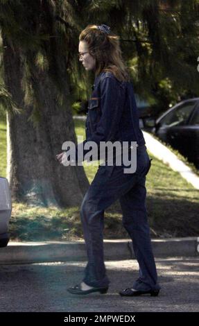 Exclusif !! L'actrice Diane Lane a été vue cet après-midi avant de se rendre à l'aéroport pour un vol au départ de Los Angeles. L'actrice de 44 ans, qui a été vue castiquement vêtue de jeans, est mariée à l'acteur Josh Brolin. Los Angeles, Californie. 5/14/09. Banque D'Images
