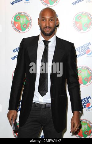 Nicolas Anelka participe à la fondation Didier Drogba au Dorchester Hotel de Londres, Royaume-Uni. 11/21/09. Banque D'Images