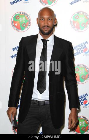 Nicolas Anelka participe à la fondation Didier Drogba au Dorchester Hotel de Londres, Royaume-Uni. 11/21/09. Banque D'Images