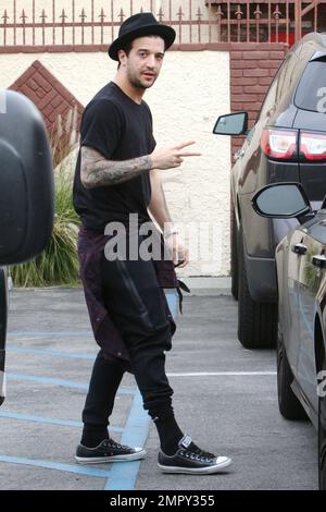 Mark Ballas à Dancing avec les répétitions Stars. Los Angeles, Californie. 11th mars 2015. Banque D'Images