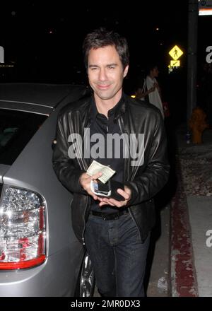 Eric McCormack, star de « Will and Grace », participe à un événement à Minotti à Los Angeles, en Californie. 12/10/08. Banque D'Images