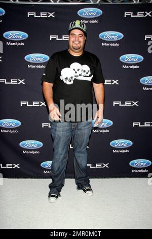 Chuy arrive à Estilo, Vida, Vision y Pesion Gala pour prévisualiser et tester le nouveau Ford Flex aux Los Angeles Centre Studios à Los Angeles, CA. 8/21/08. . Banque D'Images