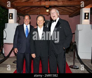 Jon Lovitz, Billy Crystal et Chevy Chase au tournoi de tennis Chris Evert-Raymond James Celebrity au centre de tennis de Delray Beach à Delray Beach, en Floride. 11/1/08. Banque D'Images