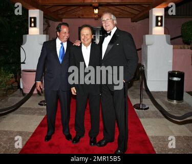 Jon Lovitz, Billy Crystal et Chevy Chase au tournoi de tennis Chris Evert-Raymond James Celebrity au centre de tennis de Delray Beach à Delray Beach, en Floride. 11/1/08. Banque D'Images