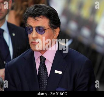 Sylvester Stallone à la première de 'The Expendables' à l'Odeon Leicester Square. Londres, Royaume-Uni. 8/9/10. Banque D'Images