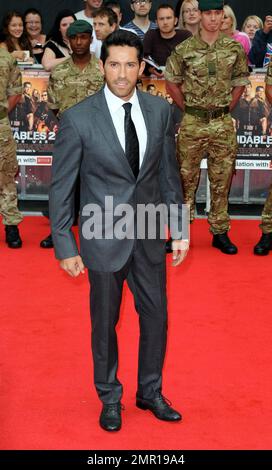 Scott Adkins à la première britannique de « The Expendables 2 » à Londres, Royaume-Uni. 13th août 2012. Banque D'Images