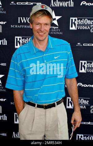 Jack Wagner se prépare à jouer dans le Golf Digest Invitational pour soutenir la prostate cancer Foundation au Lakeside Country Club. Los Angeles, Californie. 11/12/2007. Banque D'Images