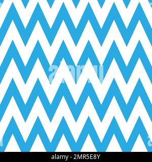 Motif chevron sans couture bleu et blanc Illustration de Vecteur