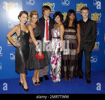 La première européenne « High School musical 2 » à l'Arena O2. Londres, Royaume-Uni. 9/2/07. Banque D'Images