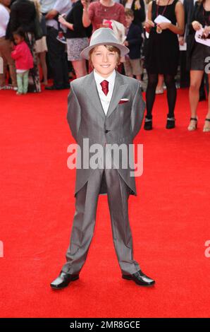 Ross Marron assiste à la première mondiale de Horrid Henry le film à Londres, Royaume-Uni, 07/24/11. . Banque D'Images