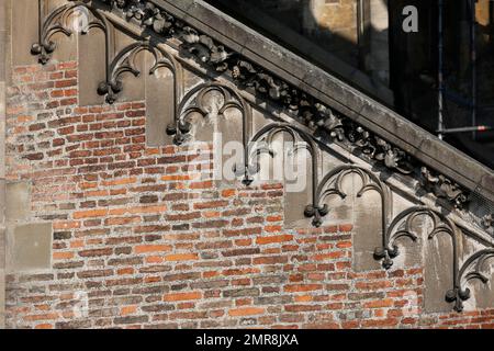 Cathédrale d'Ulm, ornementation sur la tour ouest, détails, Ulm, Bade-Wurtemberg, Allemagne, Europe Banque D'Images