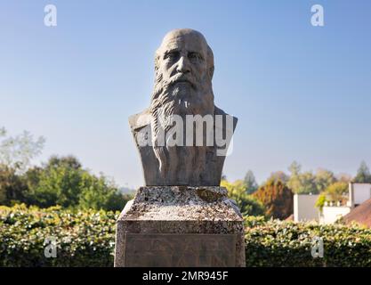 Turnvater Jahn Monument à Jahnpark, Schärding, Innviertel, haute-Autriche, Autriche, Europe Banque D'Images