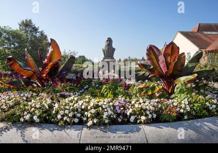 Turnvater Jahn Monument à Jahnpark, Schärding, Innviertel, haute-Autriche, Autriche, Europe Banque D'Images