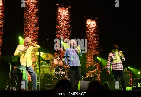 27 janvier 2023, Virginia Beach, Virginie, Etats-Unis: Les Oak Ridge Boys apportent l'évangile et le pays au Centre Sandler de Virginia Beach, Virginie le 27 janvier 2023..photo Â©Jeff Moore (Credit image: © Jeff Moore/ZUMA Press Wire) USAGE ÉDITORIAL SEULEMENT! Non destiné À un usage commercial ! Banque D'Images