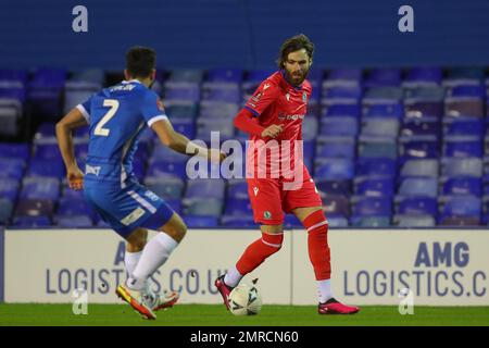 Ben Brereton Díaz #22 de Blackburn Rovers court avec le ballon lors de la coupe Emirates FA quatrième Round Replay match Birmingham City vs Blackburn Rovers à St Andrews, Birmingham, Royaume-Uni, 31st janvier 2023 (photo par Gareth Evans/News Images) Banque D'Images