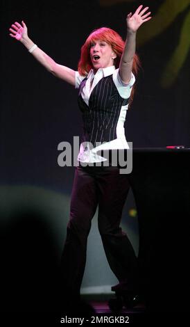 L'actrice et comédienne Kathy Griffin se produit en concert au Seminole Hard Rock Hotel & Casino. Hollywood, Floride. 9/4/08. Banque D'Images