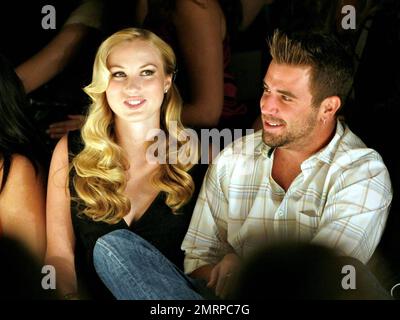 Lauren Conrad and Jason Wahler during Olympus Fashion Week Fall 2006, FilmMagic