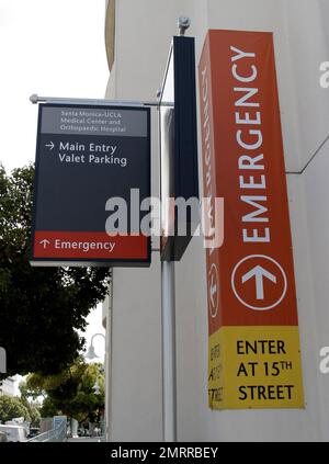 GV du centre médical de l'UCLA où Lindsay Lohan a été traitée après son accident de voiture à Santa Monica, en Californie, le vendredi 8th juin 2012. Banque D'Images