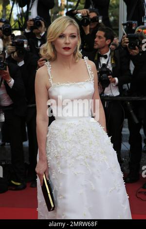 Kirsten Dunst lors de la première « affectueuse » du Festival de Cannes 69th à Cannes, France. 16th mai 2016. Banque D'Images