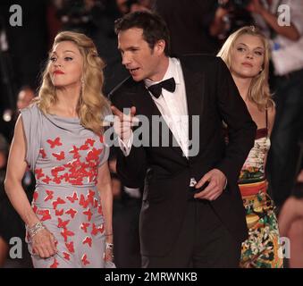 Modonna, Richard Coyle et Natalie Dormer au Festival International du film de Venise 68th - 'W.E.' Première tenue au Palazzo del Cinema. Venise, Italie. 1st septembre 2011. Banque D'Images