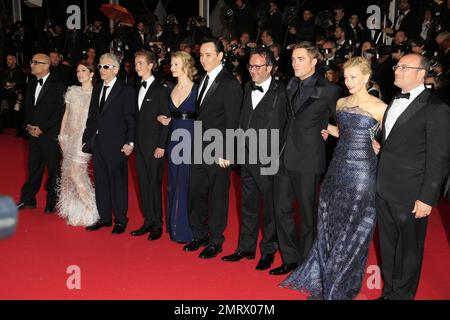 Les acteurs du film assistent à la première « la carte des étoiles » au Festival de Cannes. Cannes, France. 19th mai 2014. Banque D'Images