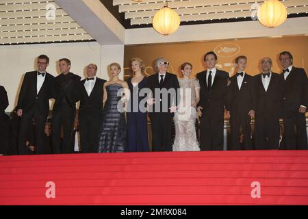 Les acteurs du film assistent à la première « la carte des étoiles » au Festival de Cannes. Cannes, France. 19th mai 2014. Banque D'Images