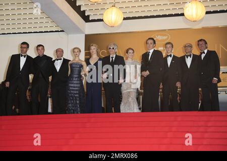 Les acteurs du film assistent à la première « la carte des étoiles » au Festival de Cannes. Cannes, France. 19th mai 2014. Banque D'Images