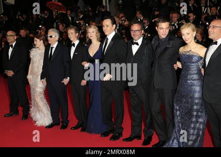 Les acteurs du film assistent à la première « la carte des étoiles » au Festival de Cannes. Cannes, France. 19th mai 2014. Banque D'Images