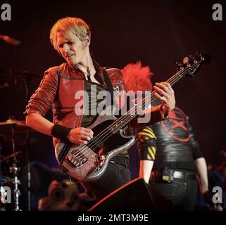 My Chemical Romance se produit au premier jour du Reading Festival 2011. Reading, Royaume-Uni. 26th août 2011. Banque D'Images