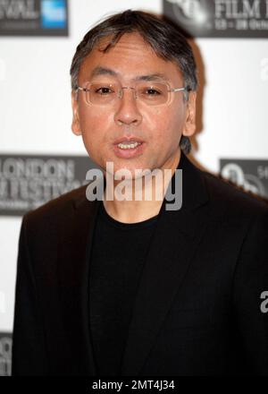 Kazuo Ishiguro au photocall pour « Never Lay Me Go » au BFI London film Festival. Londres, Royaume-Uni. 10/13/10. Banque D'Images