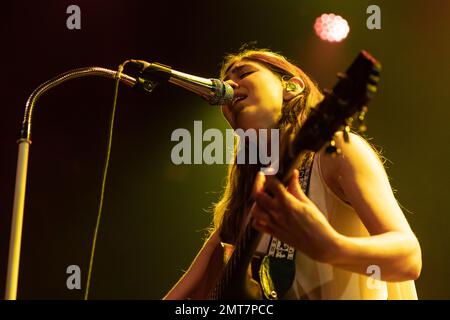 Oslo, Norvège. 31st janvier 2023. Le chanteur, compositeur et musicien américain Weyes Blood interprète un concert à Rockefeller à Oslo. (Crédit photo : Gonzales photo/Alamy Live News Banque D'Images