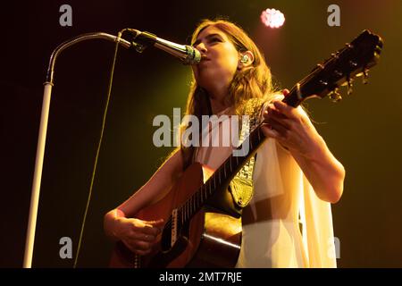 Oslo, Norvège. 31st janvier 2023. Le chanteur, compositeur et musicien américain Weyes Blood interprète un concert à Rockefeller à Oslo. (Crédit photo : Gonzales photo/Alamy Live News Banque D'Images