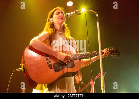 Oslo, Norvège. 31st janvier 2023. Le chanteur, compositeur et musicien américain Weyes Blood interprète un concert à Rockefeller à Oslo. (Crédit photo : Gonzales photo/Alamy Live News Banque D'Images