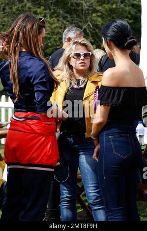 Nadia Essex à l'événement caritatif PupAid à Primrose Hill, Camden Town, Londres. 3rd septembre 2016. Banque D'Images