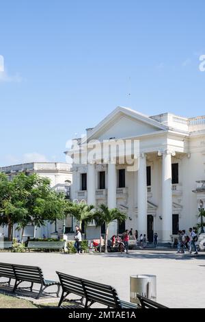 Bibliothèque provinciale de Villa Clara 'José Martí', bibliothèque publique, Santa Clara, Cuba Banque D'Images