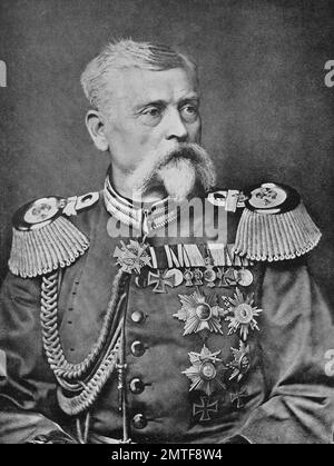 Samson Arthur Heinrich Ludwig Freiherr von und zu der Tann-Rathsamhausen était un général Bavarois Banque D'Images