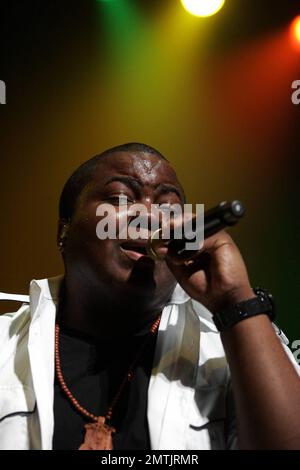 Sean Kingston joue en concert au BankAtlantic Centre à Sunrise, en Floride. 8/5/10. Banque D'Images