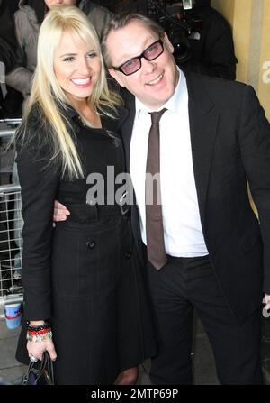 Le comédien Vic Reeves participe aux South Bank Show Awards au Dorchester Hotel, Londres, 012610. Banque D'Images