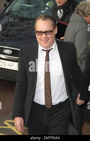 Le comédien Vic Reeves participe aux South Bank Show Awards au Dorchester Hotel, Londres, 012610. Banque D'Images