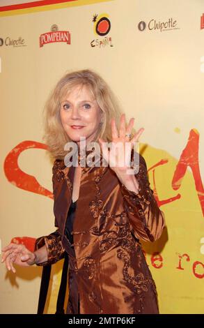 Blythe Danner à la fête de lancement de la NOUVELLE série télévisée, ÒSpainÉon The Road Again,Ó qui fait ses débuts dans Primetime sur les stations de PBS avec Gwyneth Paltrow, Mario Batali, Mark Bittman et l'actrice espagnole Claudia Bassols Banque D'Images