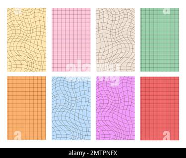 Ensemble de répétitions linéaires. Arrière-plans abstraits Illustration de Vecteur