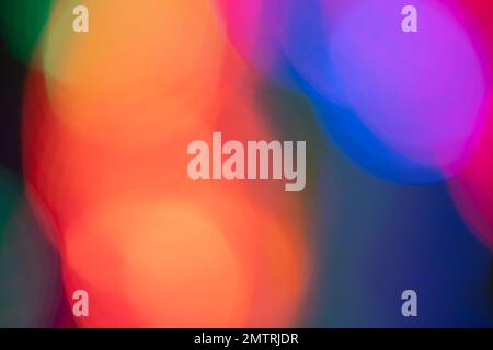 Flou intentionnel abstrait sur fond multicolore Banque D'Images