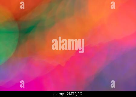 Flou intentionnel abstrait sur fond multicolore Banque D'Images