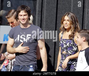 Ian Somerhalder et Nikki Reed au prix FOX’s Teen Choice 2014, qui a eu lieu au Shrine Auditorium de Los Angeles, en Californie. 10 août 2014. Banque D'Images