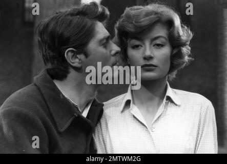 La tête contre les murs année: 1959 - France Anouk aimée, Jean-Pierre Mocky Directeur: Georges Franju Banque D'Images