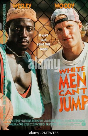 White Men can't Jump année : 1992 USA Directeur : Ron Shelton Wesley Snipes, Woody Harrelson affiche américaine Banque D'Images