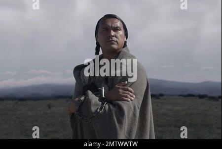 Hostiles année : 2017 USA Directeur : Scott Cooper Adam Beach Banque D'Images