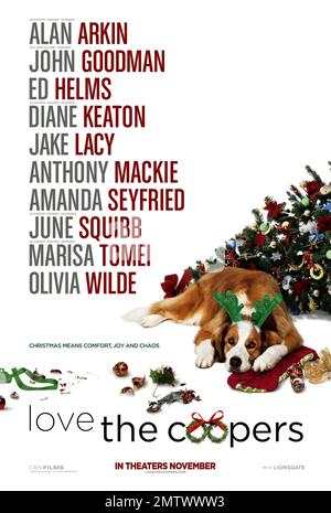 Love the Coopers année : 2015 USA Directeur : Jessie Nelson affiche américaine Banque D'Images