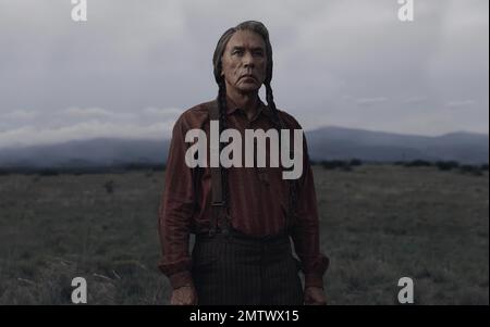 Hostiles année : 2017 USA Directeur : Scott Cooper Wes Studi Banque D'Images