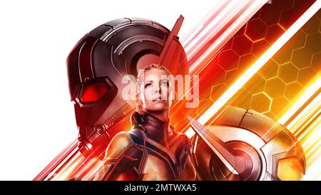ANT-Man et l'année de la guêpe : 2018 Etats-Unis Directeur : Peyton Reed Evangeline Lilly, Paul Rudd Poster (Key Art) Banque D'Images